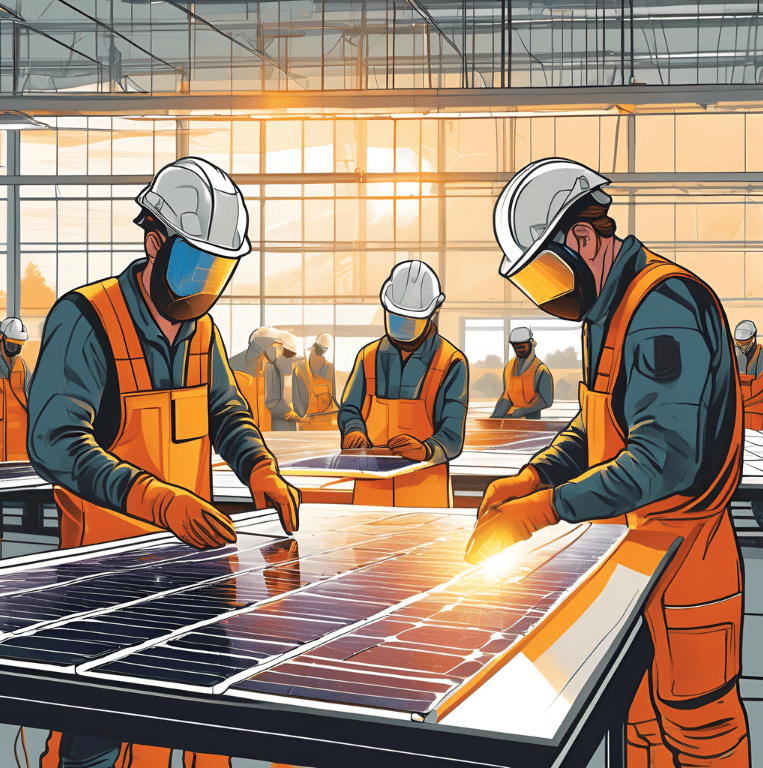 fabrication panneau photovoltaïque
