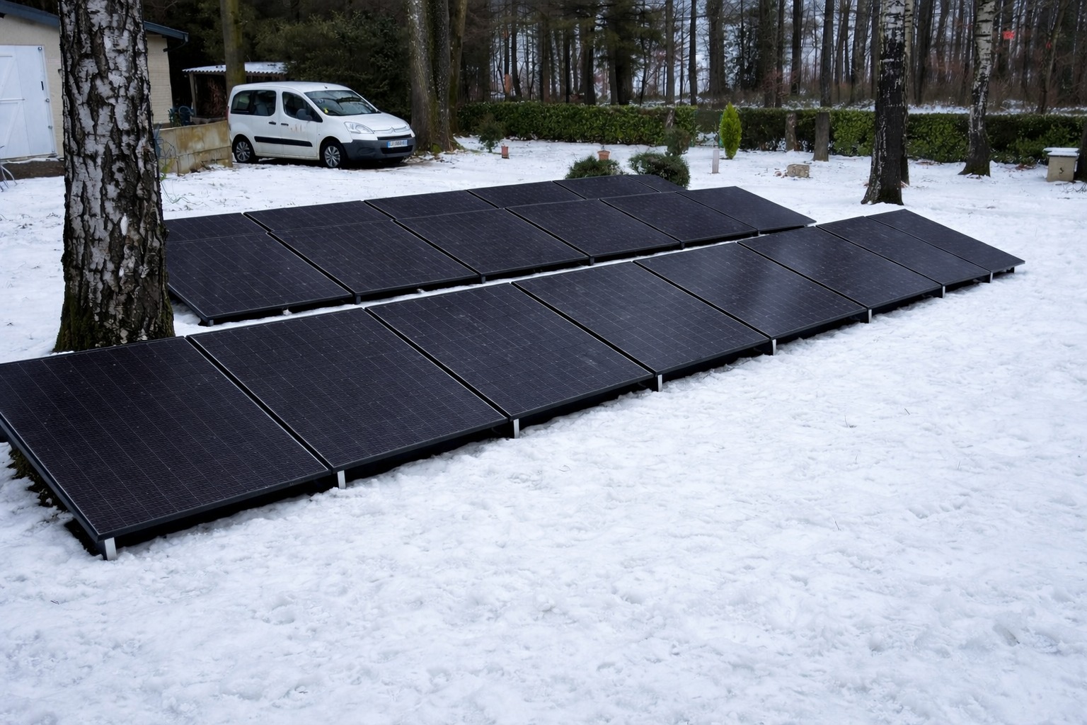 Pose au sol, réalisation 1 (particulier)